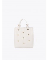 Bolso acolchado crudo efecto piel de Lola Casademunt