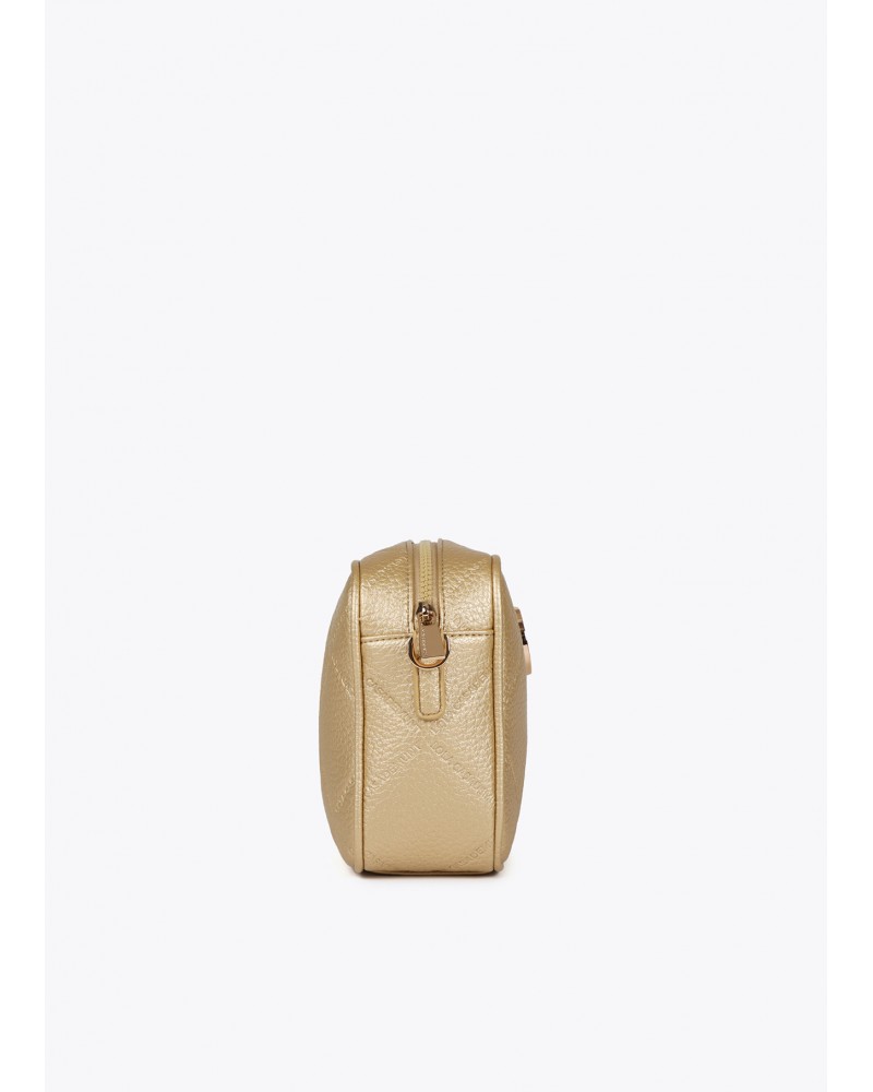 Bolso bandolera dorado efecto piel de Lola Casademunt