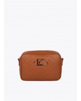 Bolso bandolera camel efecto piel de Lola Casademunt