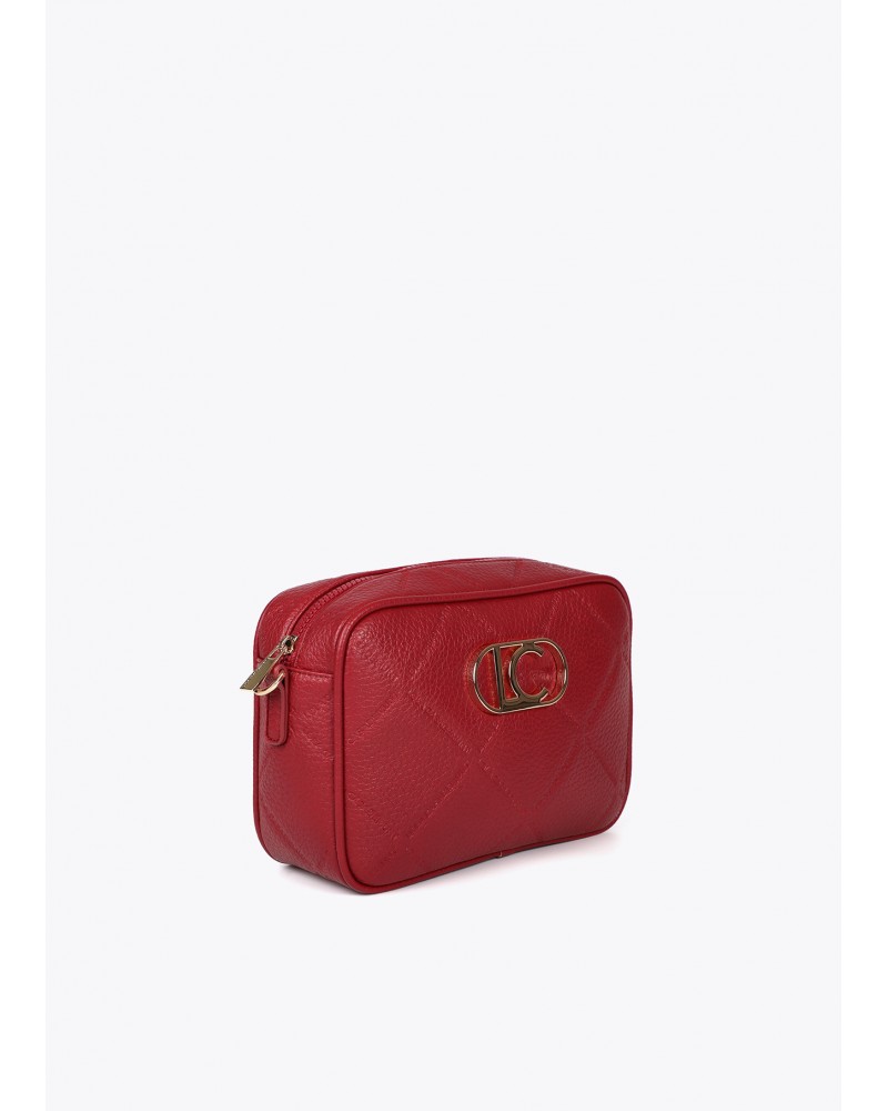 Bolso bandolera rojo efecto piel de Lola Casademunt