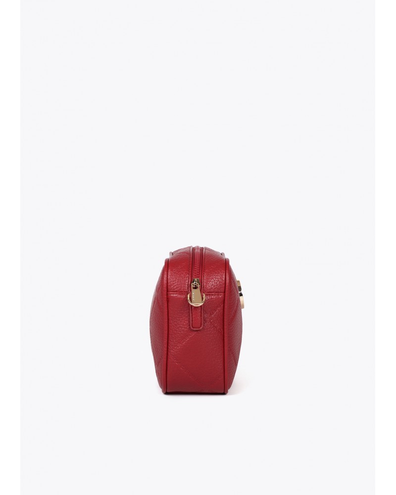 Bolso bandolera rojo efecto piel de Lola Casademunt