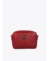 Bolso bandolera rojo efecto piel de Lola Casademunt