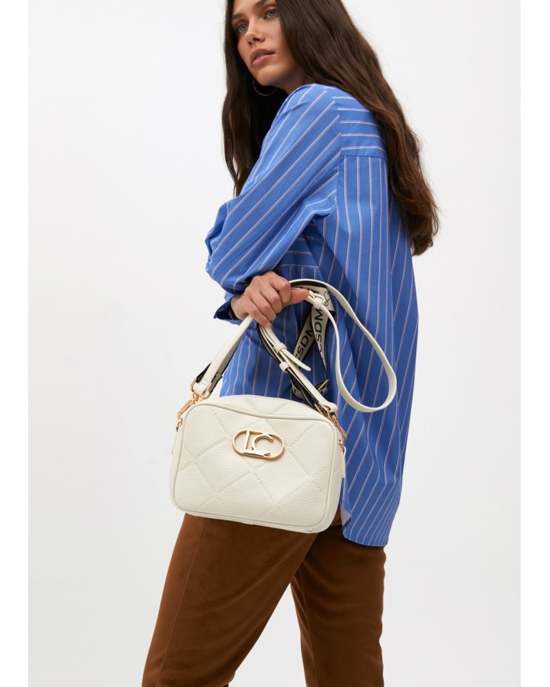 Bolso bandolera crudo efecto piel de Lola Casademunt