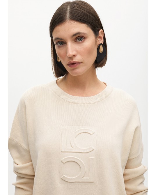 Jersey crudo con logo en relieve de Lola Casademunt