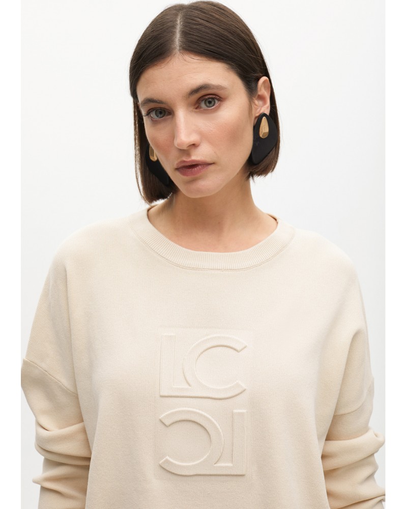 Jersey crudo con logo en relieve de Lola Casademunt