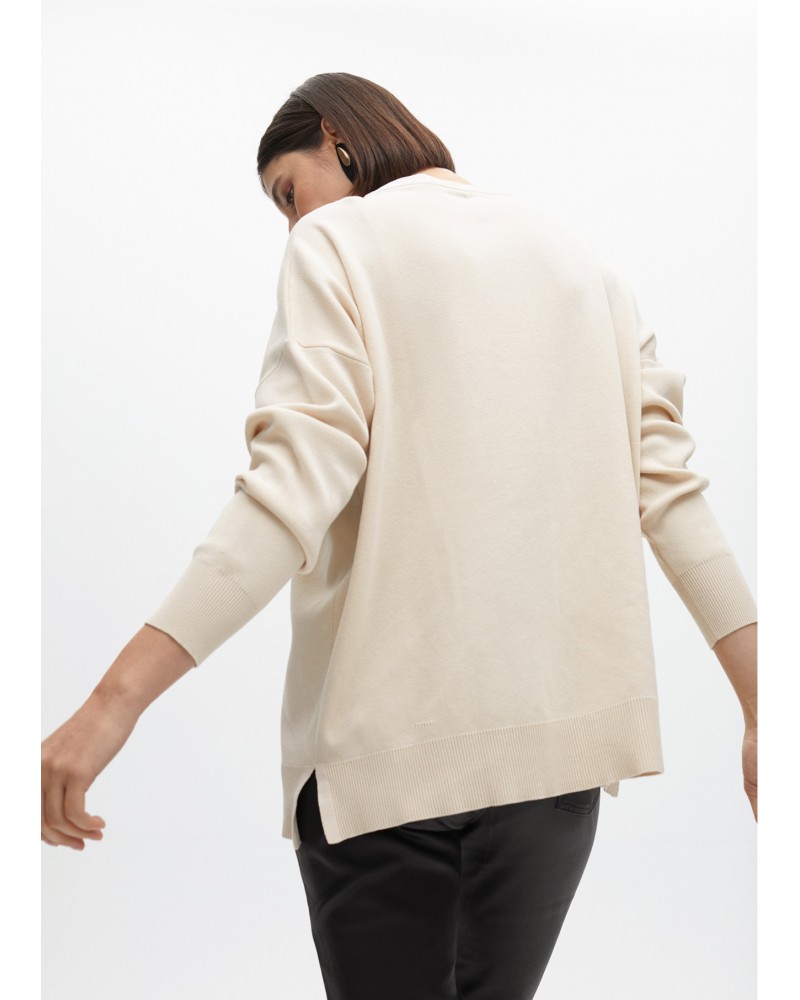 Jersey crudo con logo en relieve de Lola Casademunt