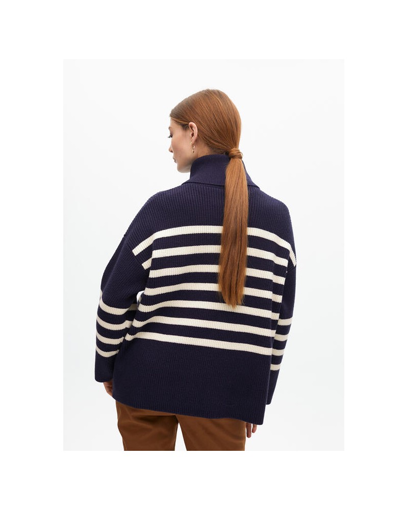 Jersey cuello alto logo bordado de Lola Casademunt