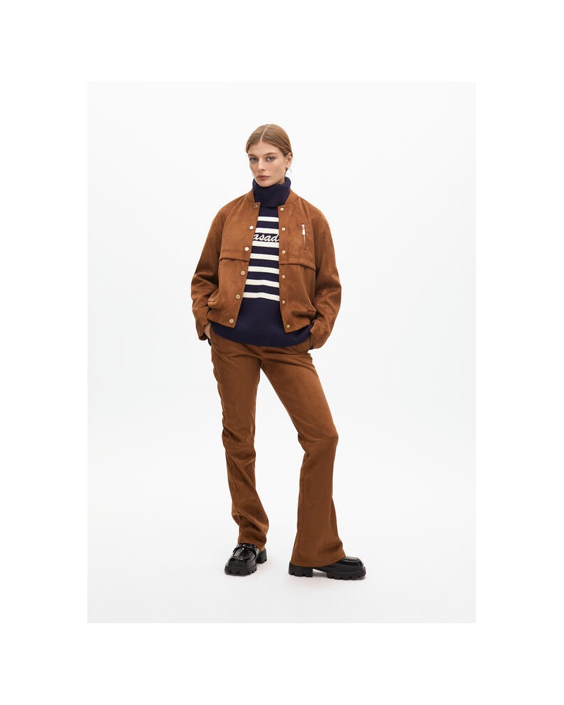 Jersey cuello alto logo bordado de Lola Casademunt