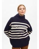 Jersey cuello alto logo bordado de Lola Casademunt