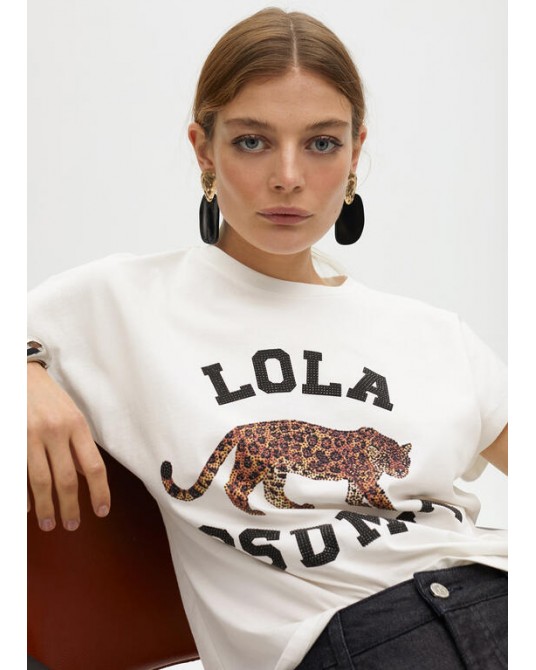 Camiseta tigre blanca de Lola Casademunt