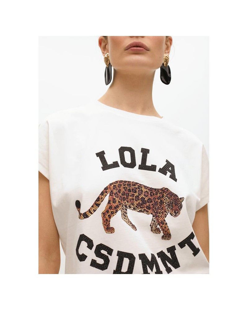 Camiseta tigre blanca de Lola Casademunt