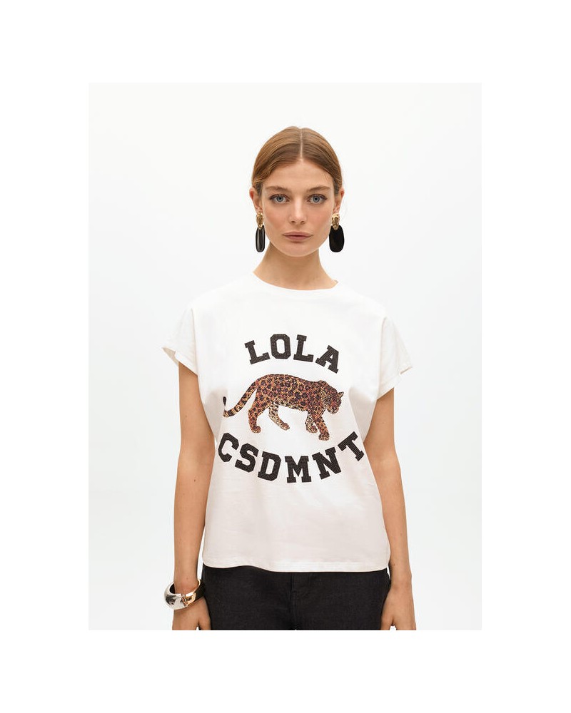 Camiseta tigre blanca de Lola Casademunt
