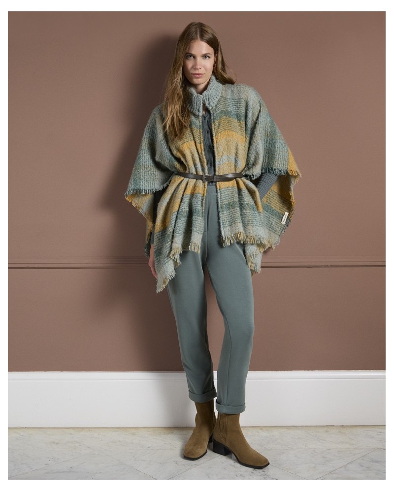 Poncho con cremallera AZUL de Surkana