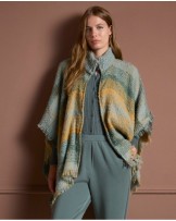 Poncho con cremallera AZUL de Surkana