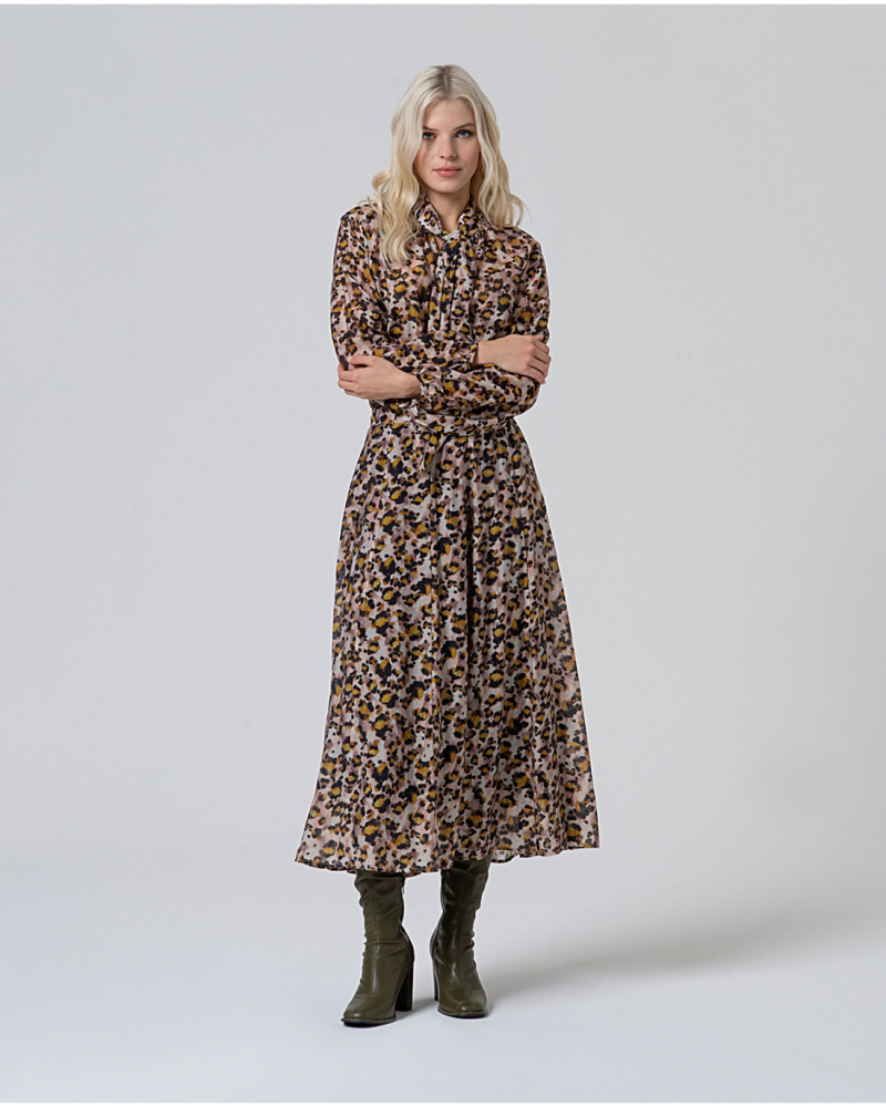 Falda estampado leopardo de Surkana