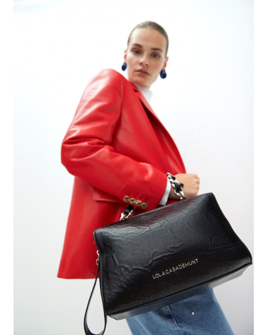 Bolso maletìn negro de Lola Casademunt