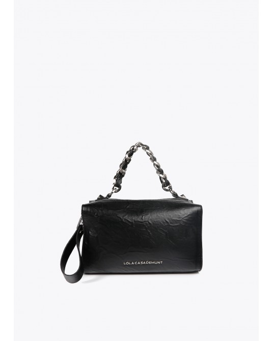 Bolso maletìn negro de Lola Casademunt