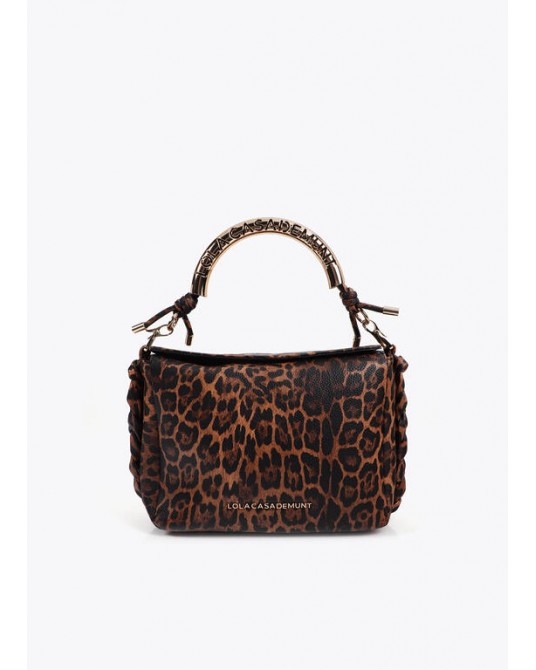 Bolso animal print asa metal de Lola Casademunt