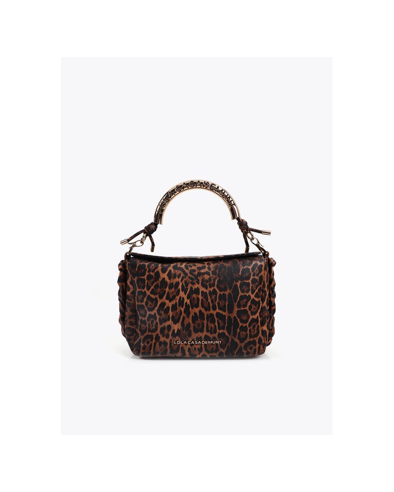Bolso animal print asa metal de Lola Casademunt