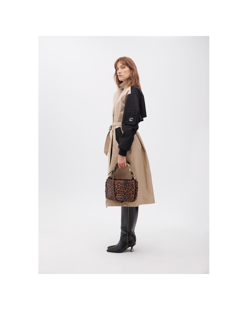 Bolso animal print asa metal de Lola Casademunt