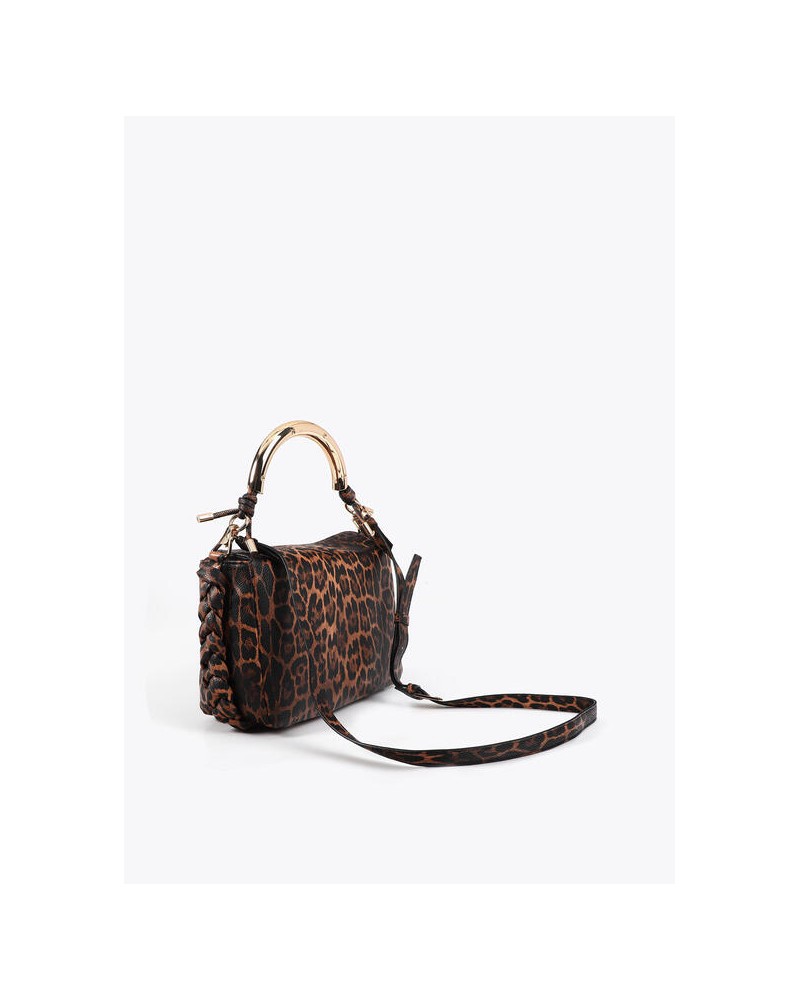 Bolso animal print asa metal de Lola Casademunt
