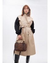 Trench manga combinada de Lola Casademunt