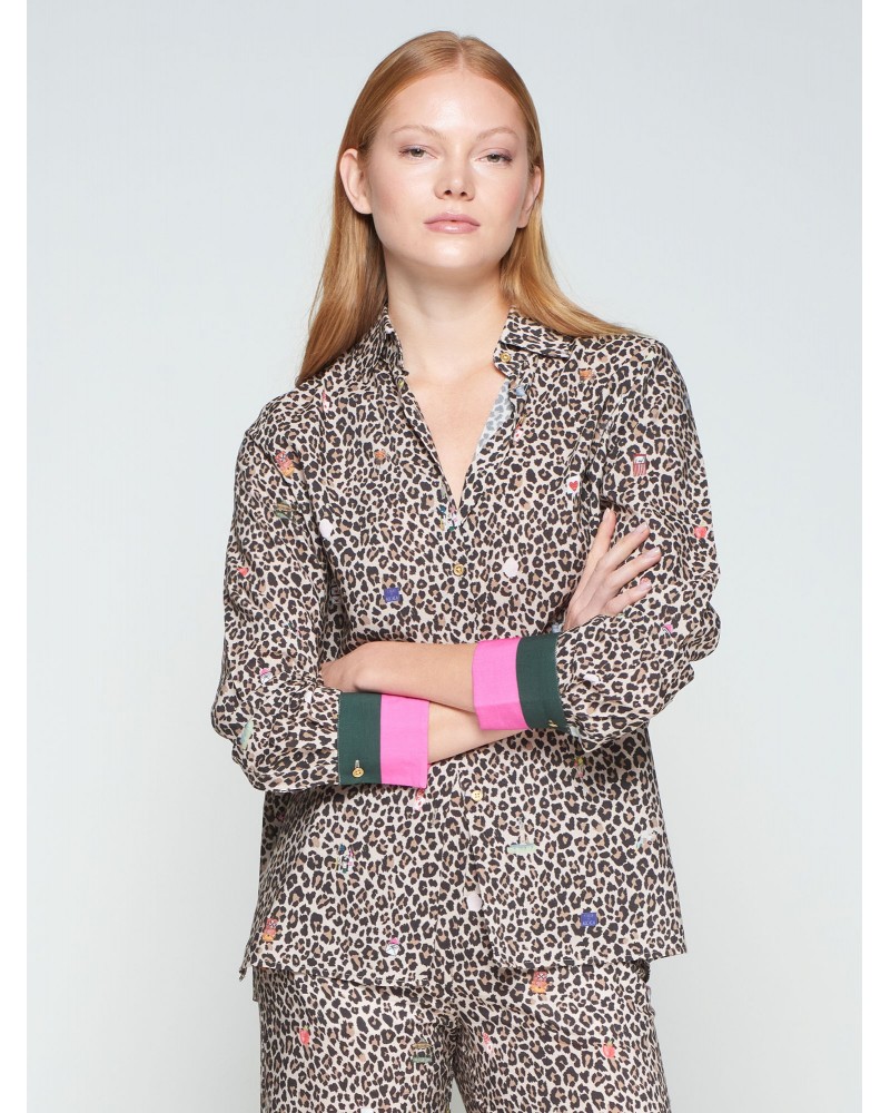 Camisa leopardo de Vilagallo Camisa leopardo de Vilagallo