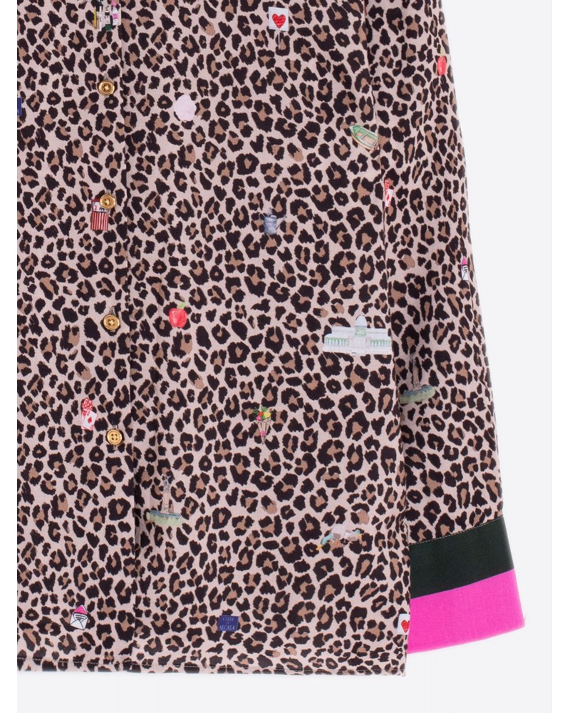 Camisa leopardo de Vilagallo Camisa leopardo de Vilagallo
