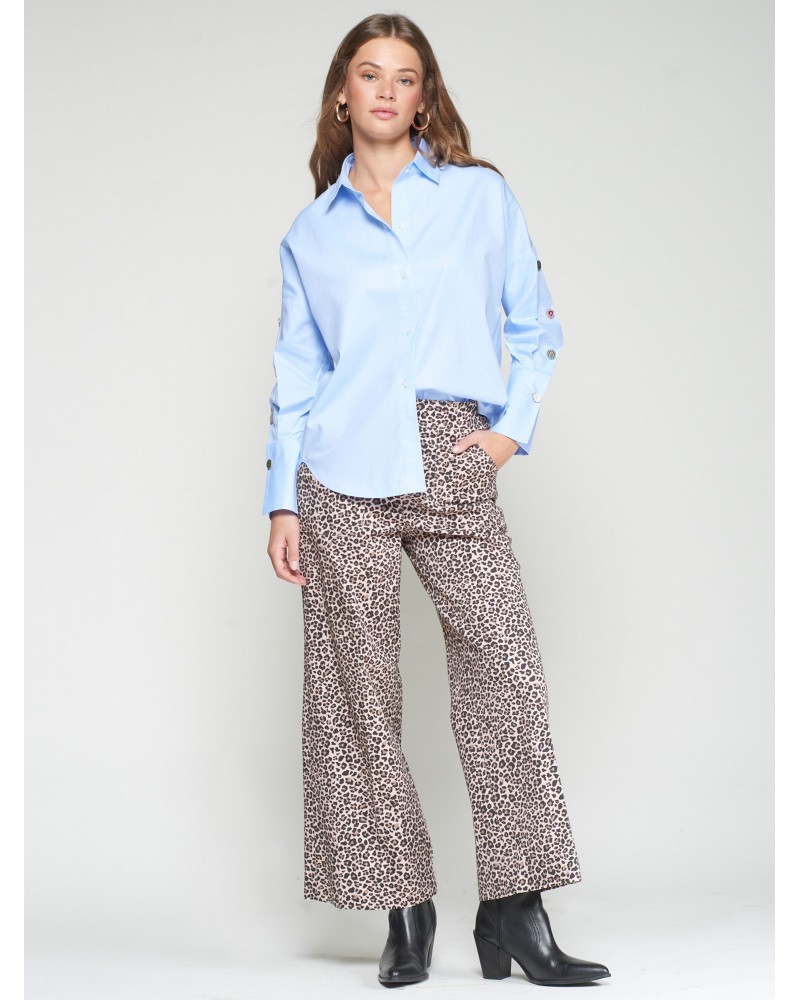 Pantalòn estampado leopardo de Vilagallo