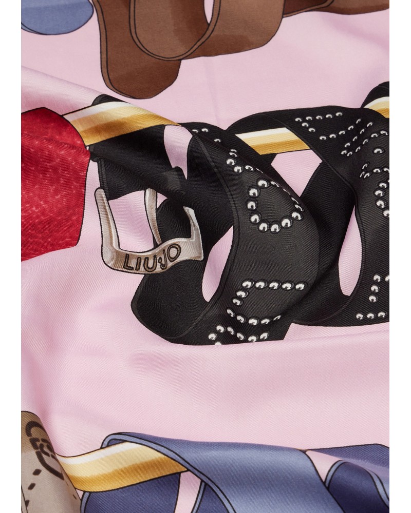 PAÑUELO ESTAMPADO CINTURONES DE LIUJO