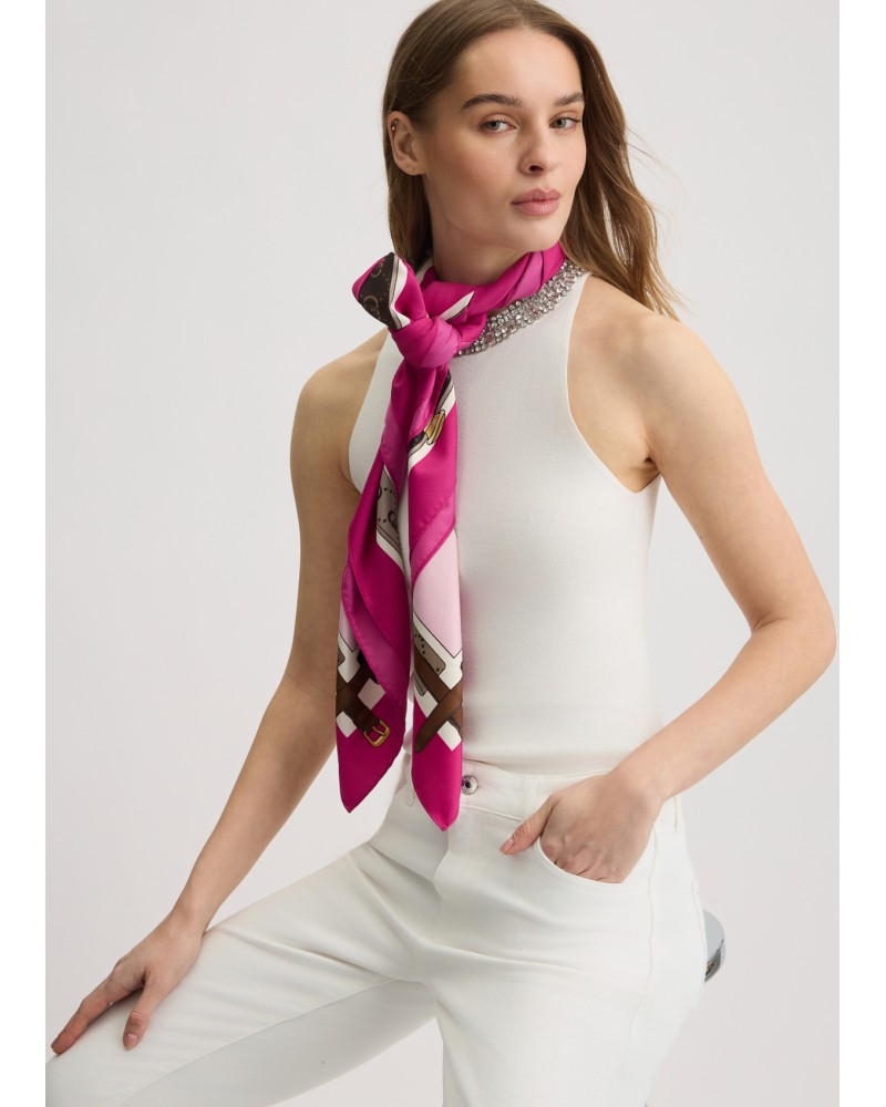 PAÑUELO ESTAMPADO CINTURONES DE LIUJO