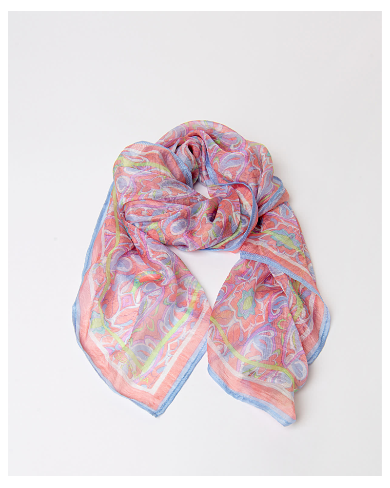 PAÑUELO ESTAMPADO VERDE LIMA DE SURKANA