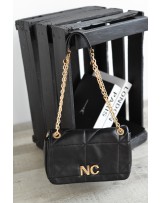 Bolso bandolera con tapa negro de Noco