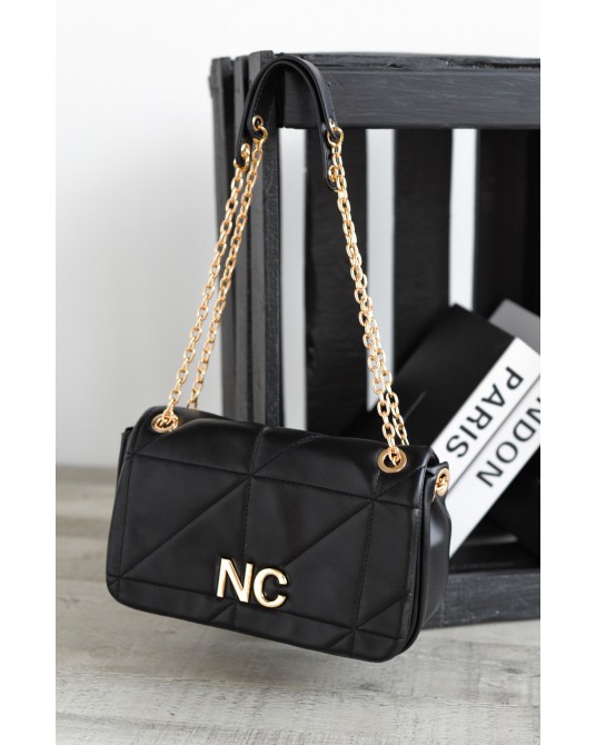 Bolso bandolera con tapa negro de Noco