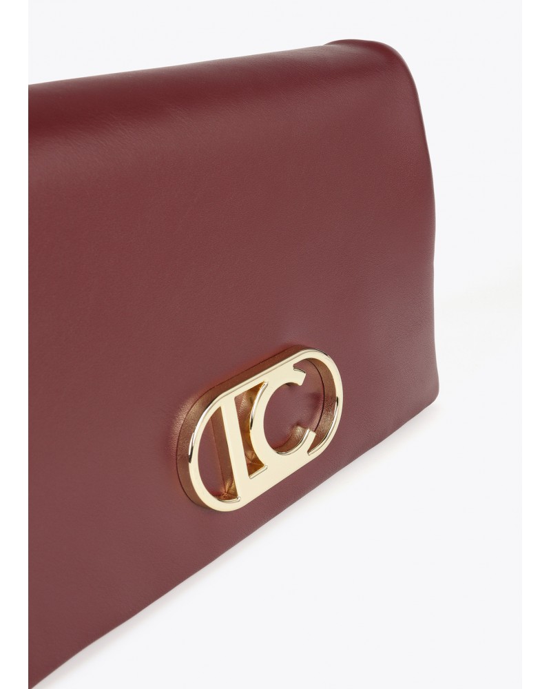 Bolso bandolera GRANATE con solapa de Lola Casademunt