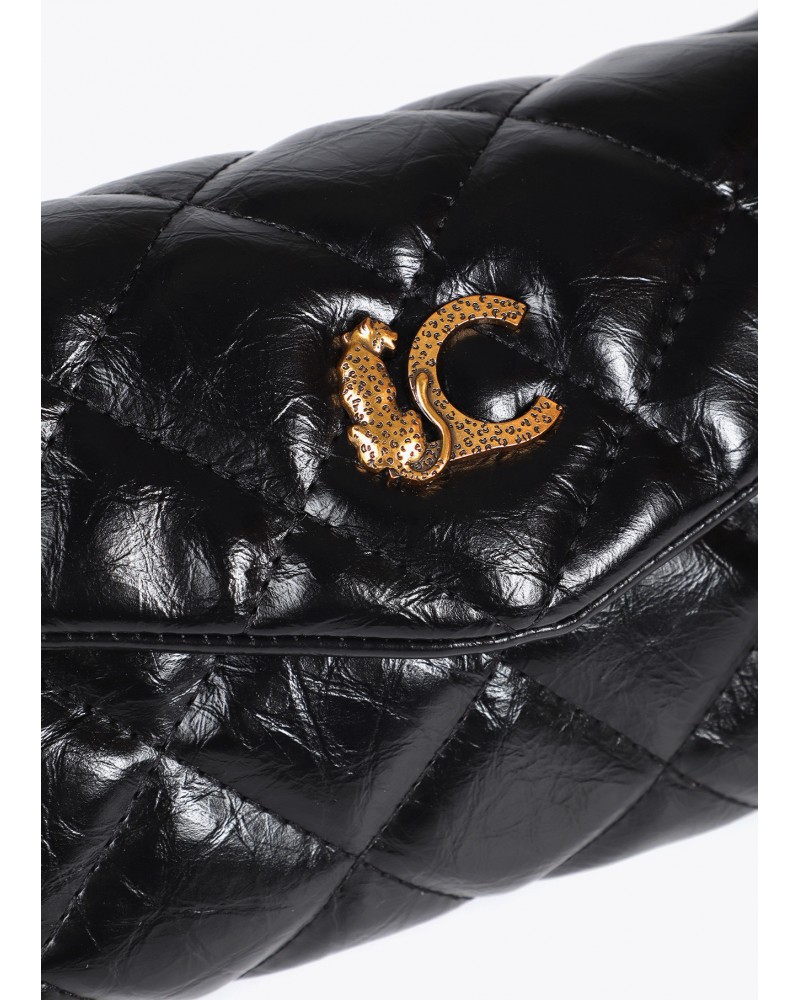 Mini bolsito acolchado negro de Lola Casademunt