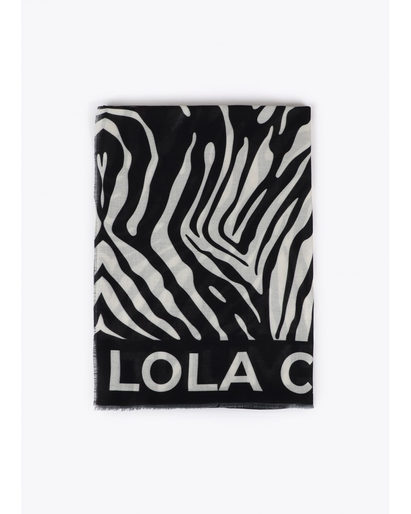 Foular estampado cebra de Lola Casademunt
