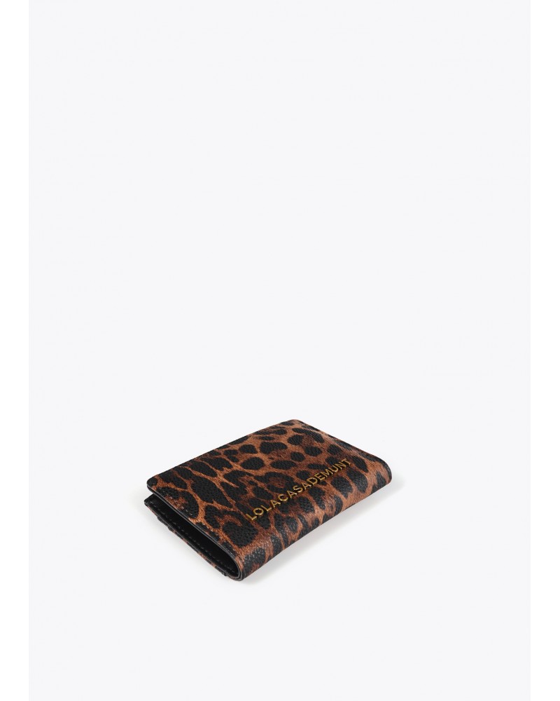 Monedero animal print leopardo de Lola Casademunt
