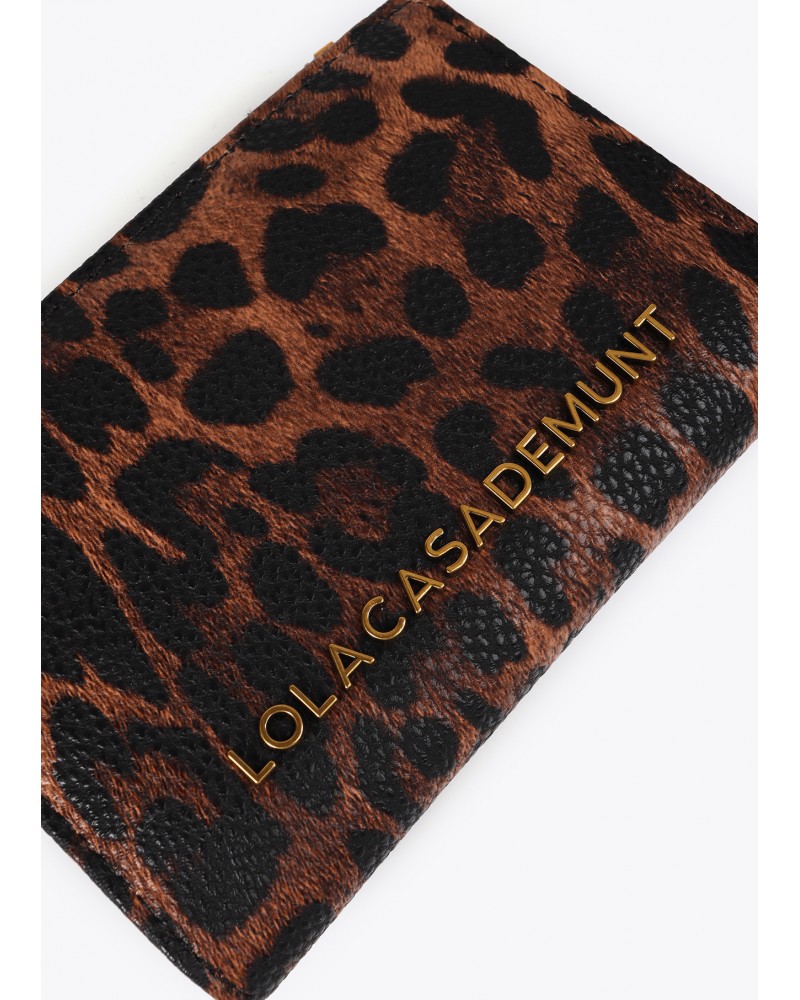 Monedero animal print leopardo de Lola Casademunt