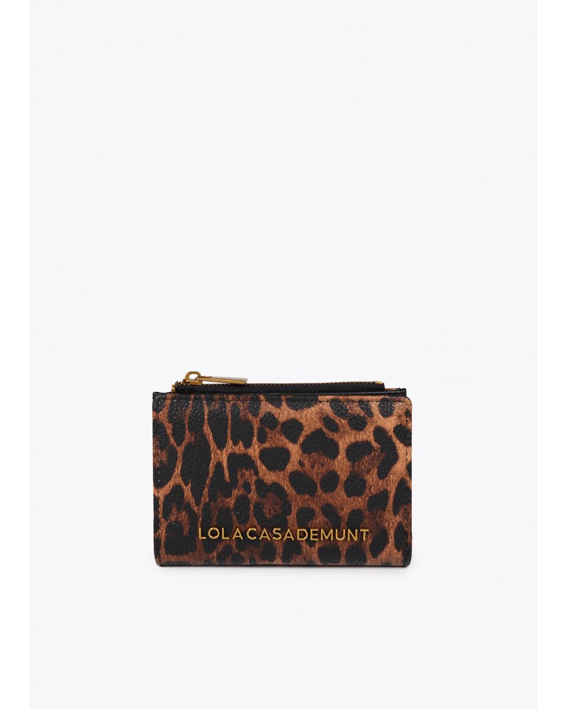 Monedero animal print leopardo de Lola Casademunt