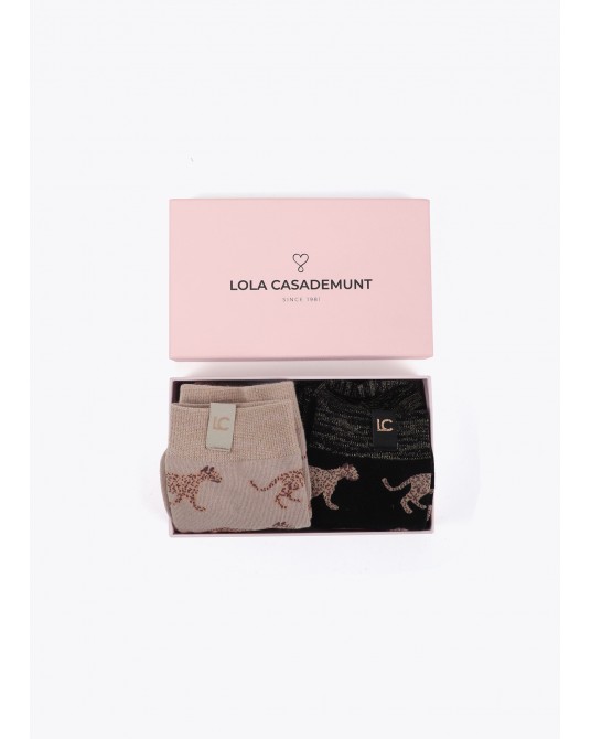 Pack de 2 pares de calcetines de Lola Casademunt