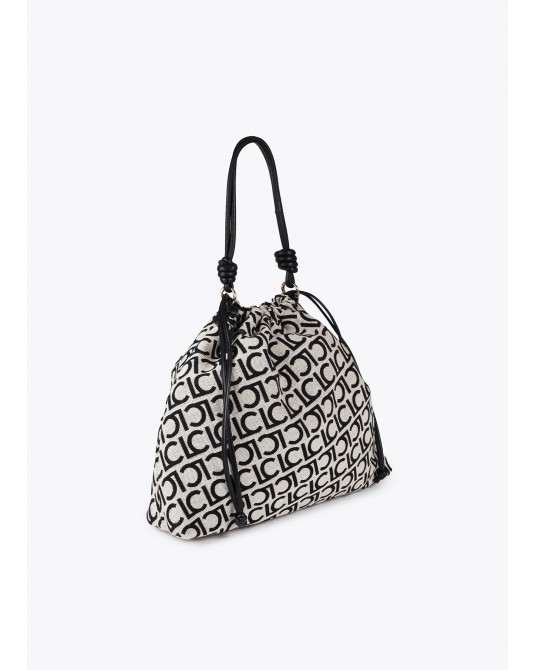 Bolso shopper con logotipo LC de Lola Casademunt