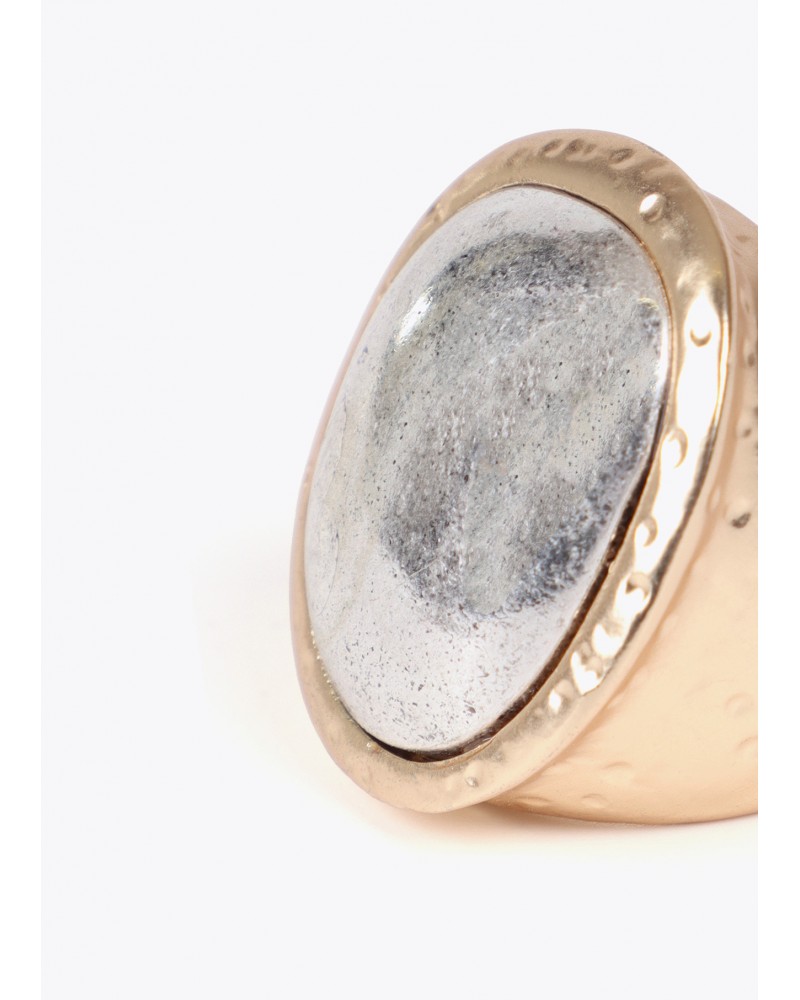 Anillo bicolor oro plata de Lola Casademunt