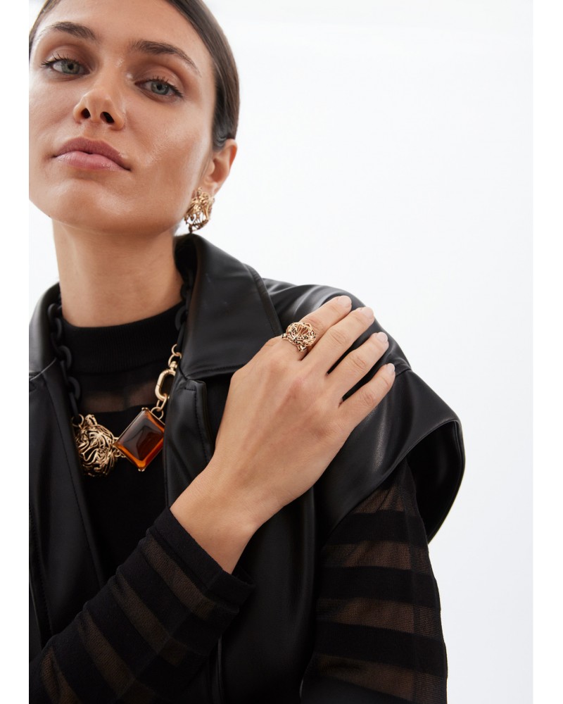 Anillo tigre dorado de Lola Casademunt