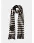 Bufanda cuadros blanco y negro de Liujo