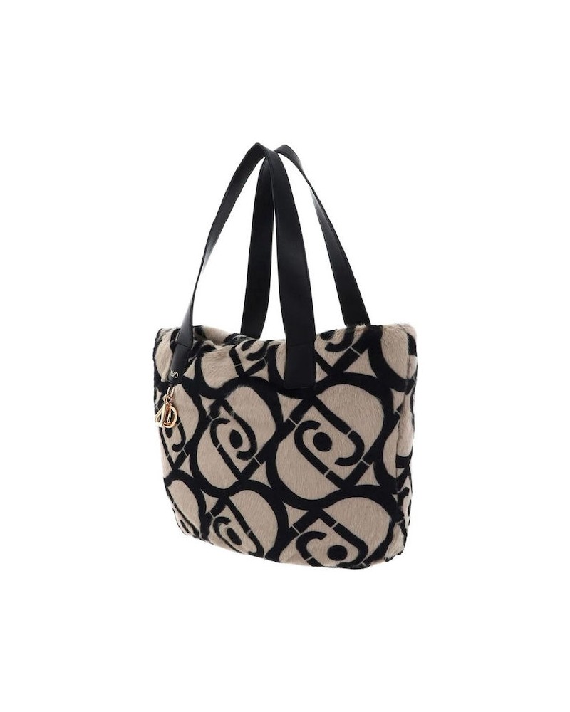 Bolso de pelo sintètico letras LJ de Liujo