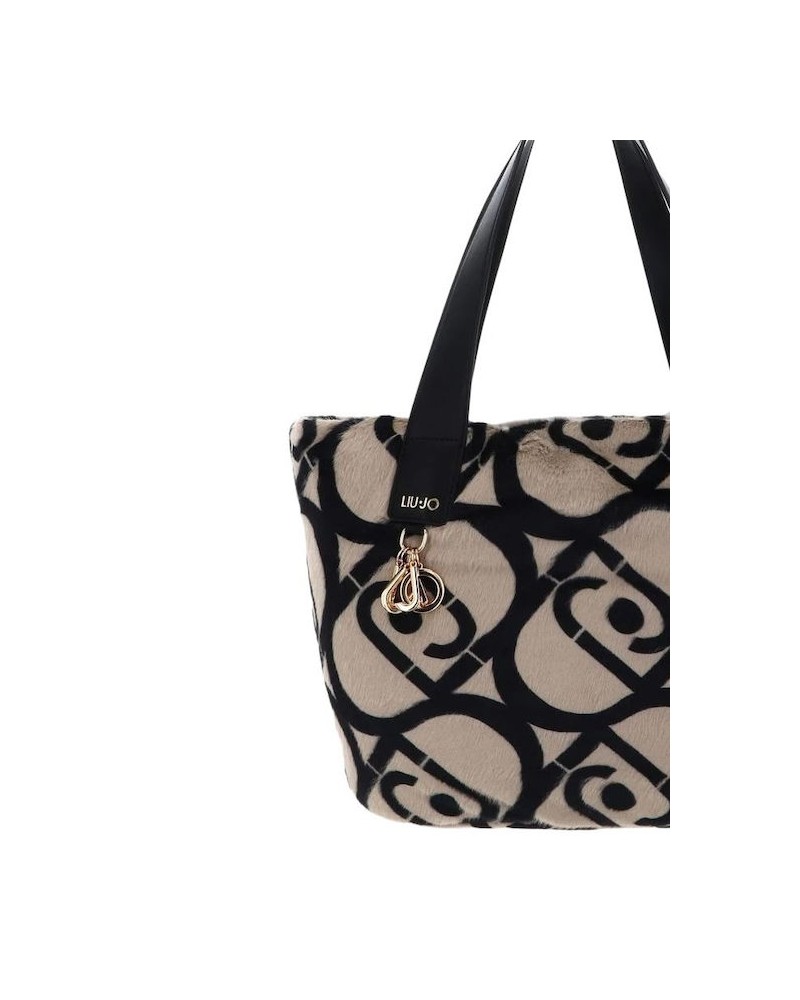 Bolso de pelo sintètico letras LJ de Liujo