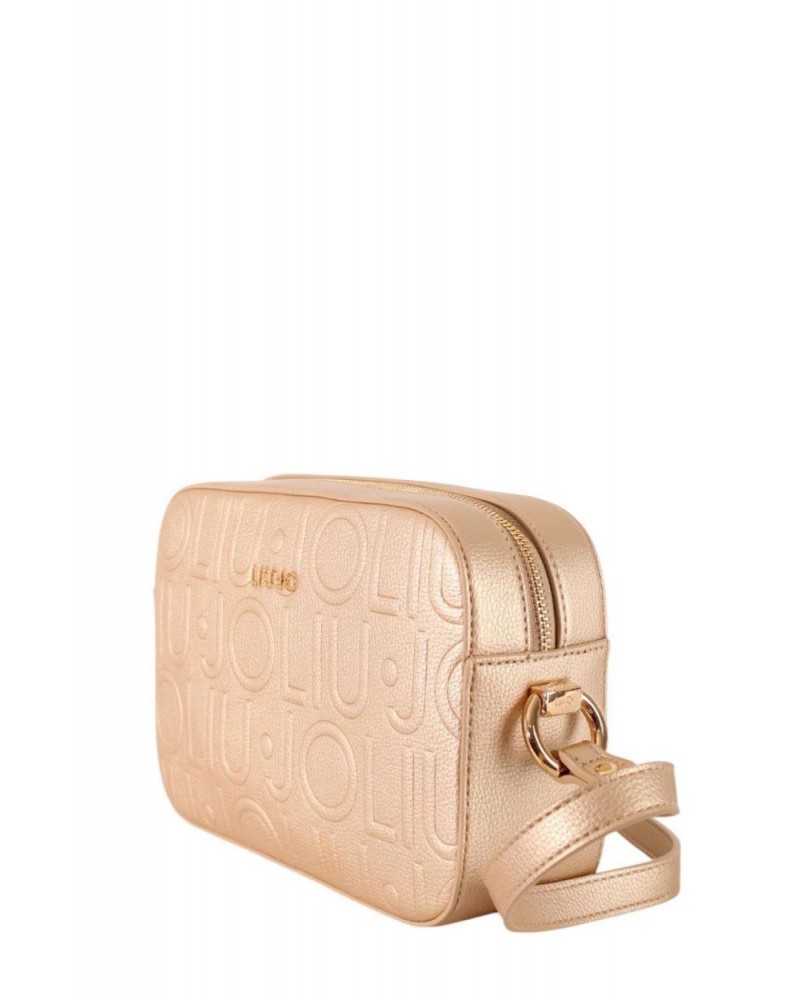 Bolso logo relieve dorado de Liujo