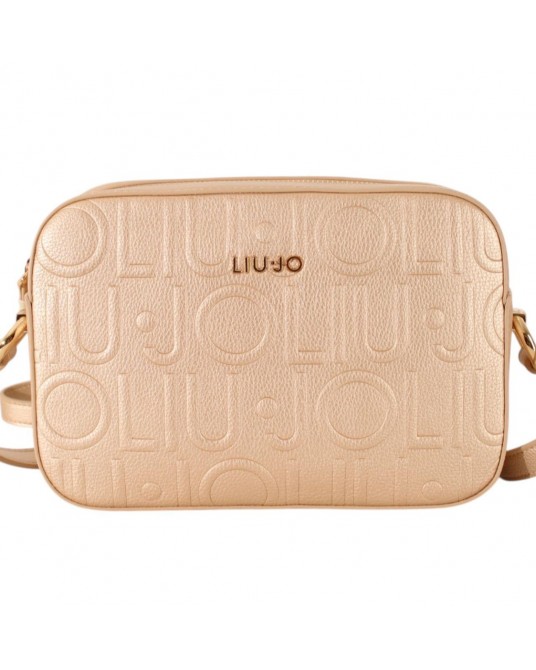 Bolso logo relieve dorado de Liujo