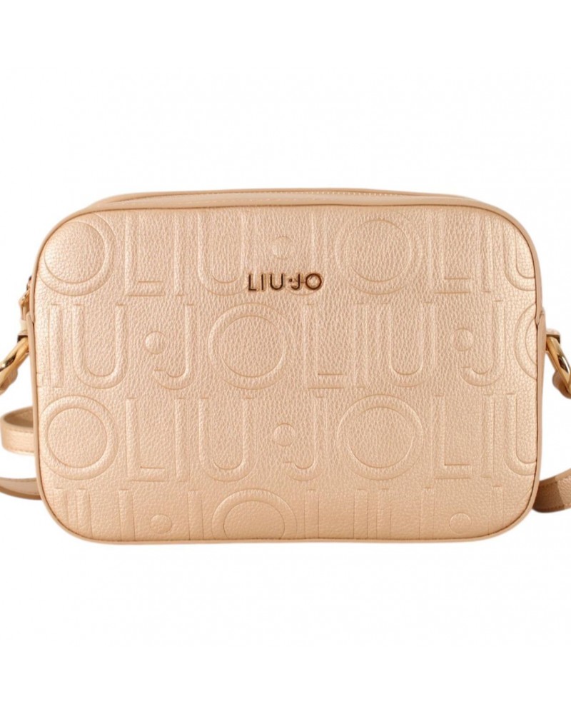 Bolso logo relieve dorado de Liujo